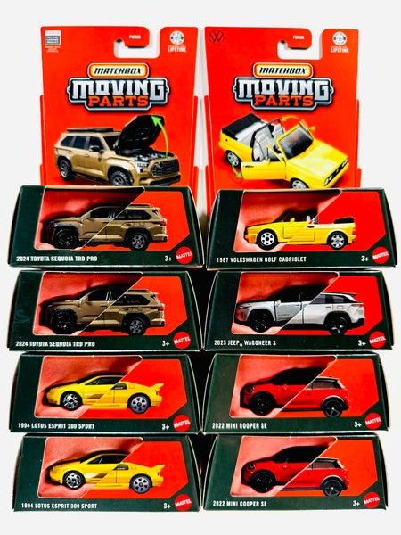 Matchbox 2026 Moving Parts Factory Sealed Case L (8 Cars