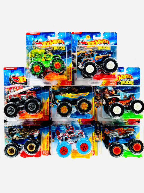 Hot Wheels 2026 Monster Truck & Car Factory Sealed Case F (8 Cars)
