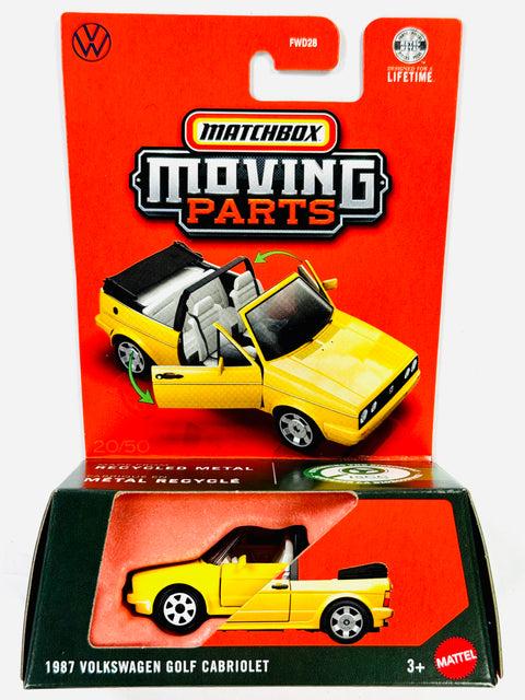 Matchbox 2026 Moving Parts Case L 1987 VW Golf Cabriolet