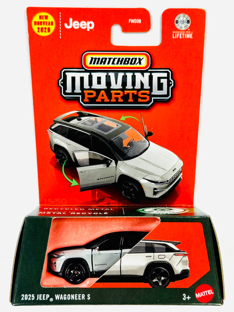 Matchbox 2026 Moving Parts Case L 2025 Jeep Wagoneer S