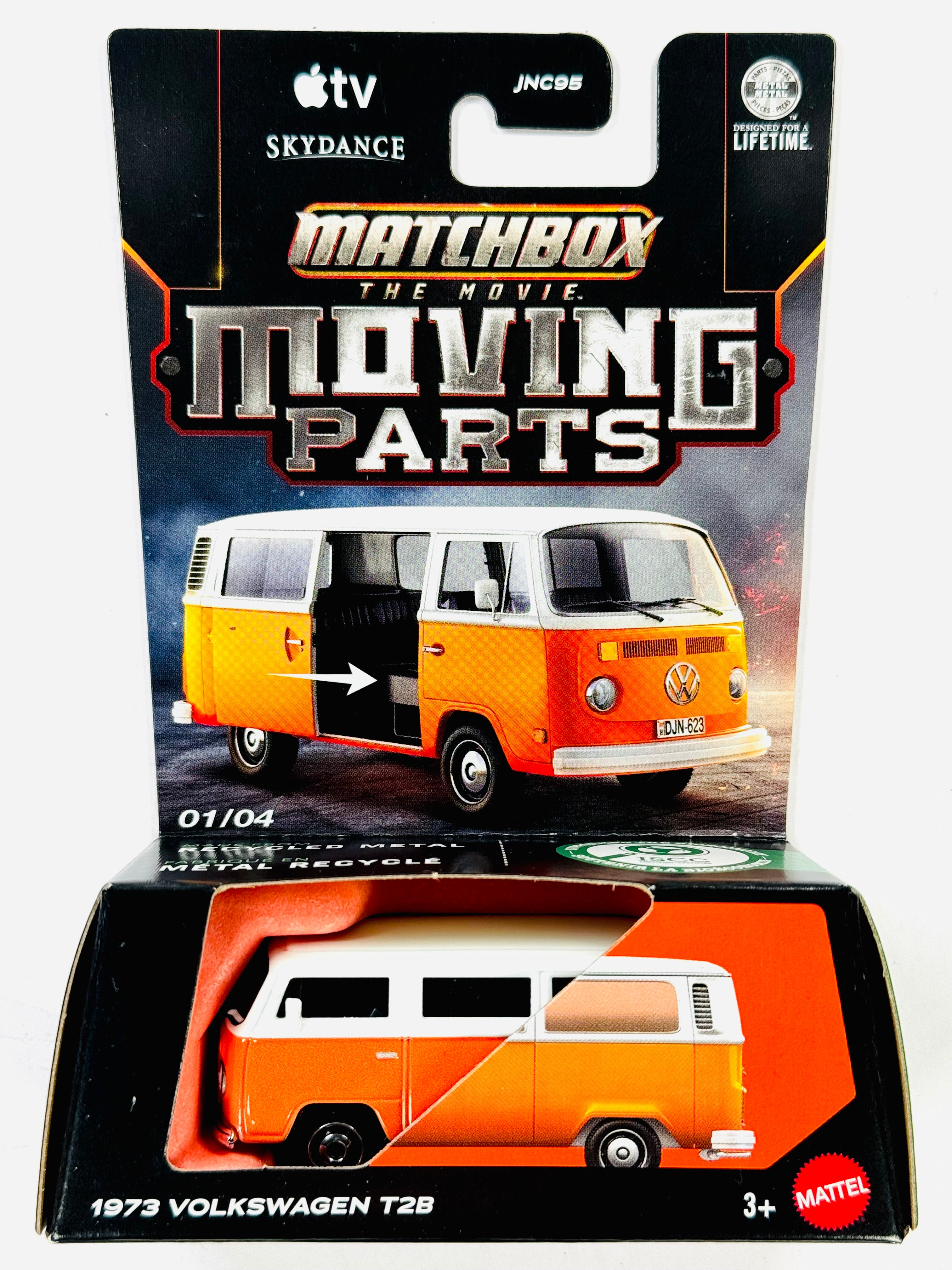 Matchbox 2026 The Movie Moving Parts Case A 1973 Volkswagen T2B