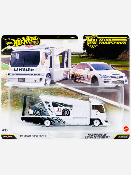 Hot Wheels 2026 Team Transport Case L Bride '07 Honda Civic Type R
