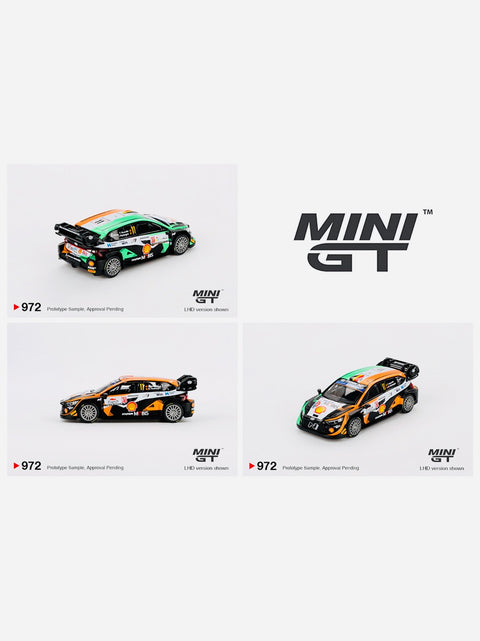 Mini GT Mijo Exclusive Hyundai i20 N Rally1 #11 2023 Rally Croatia Power Stage Winner #972