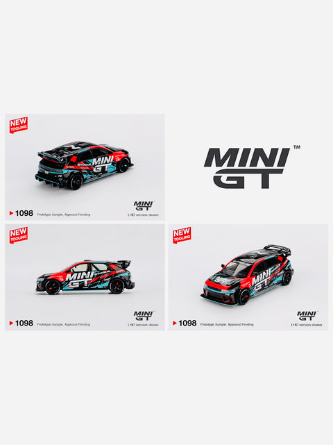 Mini GT Mijo Exclusive Hyundai Ioniq 5N MINI GT RS-01T 2025 Tokyo Auto Salon Black #1098