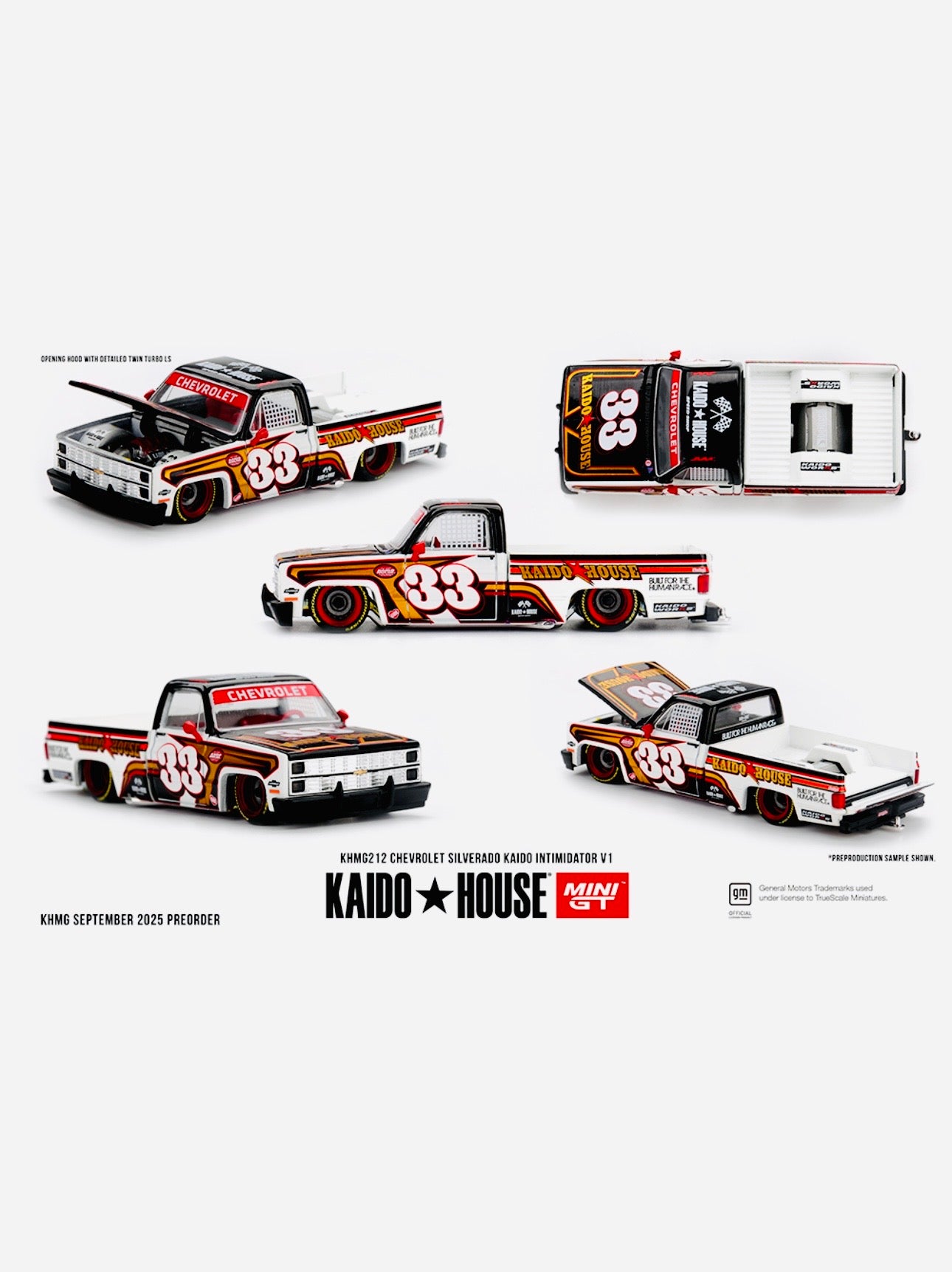 Mini GT x Kaido House Collab Factory Sealed Chevrolet Silverado