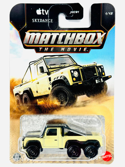 Matchbox 2026 The Movie Basic Case A Land Rover 6X6 Long Card