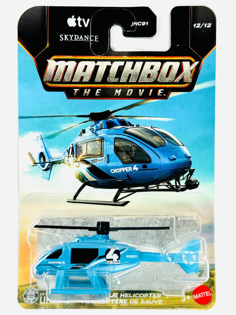 Matchbox 2026 The Movie Basic Case A MBX Rescue Helicopter Long Card