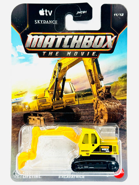 Matchbox 2026 The Movie Basic Case A MBX Excavator/Excavatrice Long Card