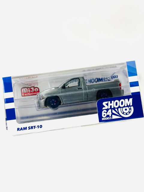 Shoom64 Mijo Exclusives 2003 Dodge Ram SRT-10 Pickup Electric Blue Pearl / White Stripes Chase