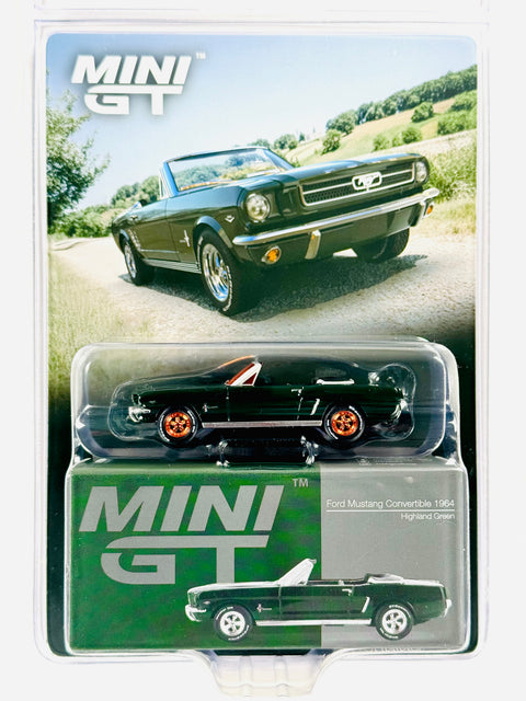 Mini GT Mijo Exclusive Ford Mustang Convertible 1964 Highland Green #1166 Chase