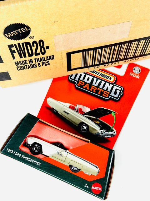Matchbox 2026 Moving Parts 1963 Ford Thunderbird Solid Pack (8 Cars)