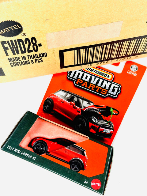 Matchbox 2026 Moving PartsL 2022 Mini Cooper SE Solid Pack (8 Cars)