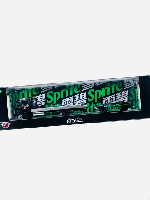 M2 Machines Auto Haulers Coca-Cola Sprite 1970 Ford C-950 W/ 1970 Ford Mustang