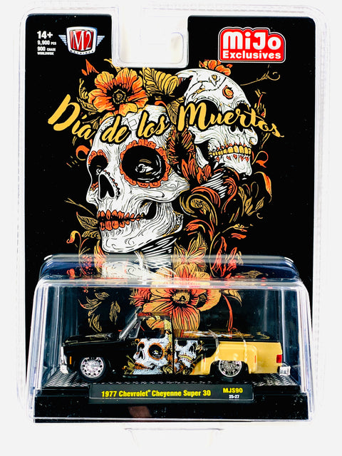 M2 Machines Mijo Exclusive 1977 Chevrolet Cheyenne Super 30 “Dia De Los Muertos” 2025