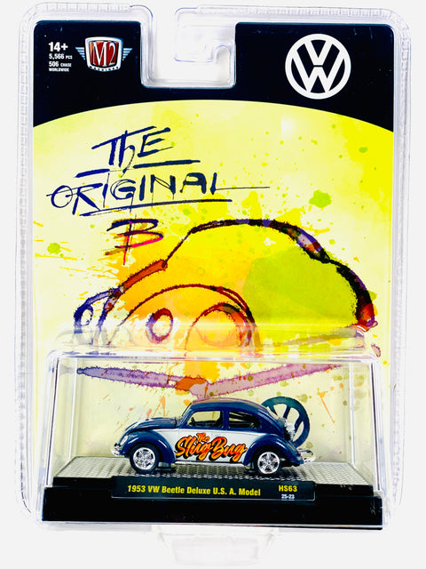 M2 Machines Hobby Exclusive 1953 Volkswagen Beetle Deluxe ” The Slug Bug” Edition