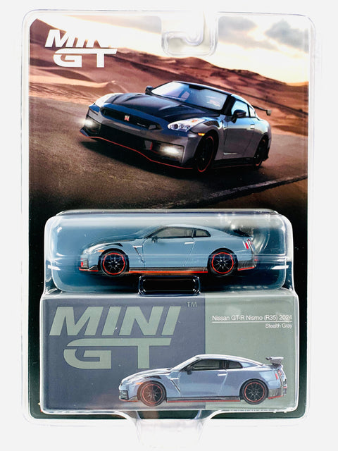 Mini GT Mijo Exclusives Nissan GT-R Nismo 2024 NISMO Stealth Gray #868