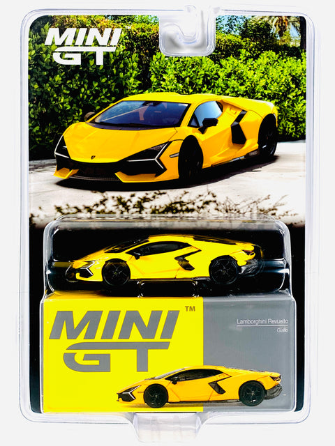Mini GT Mijo Exclusives Lamborghini Revuelto Giallo Yellow #886