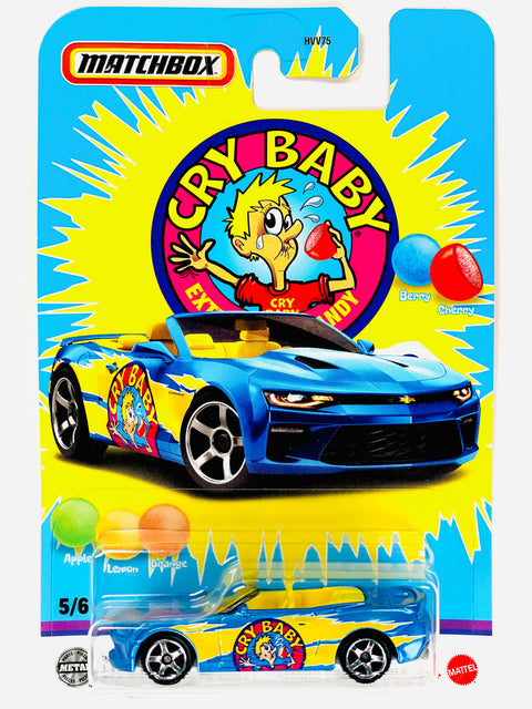 Matchbox 2025 Candy Case D Cry Baby '16 Chevy Camaro Convertible (5/6)