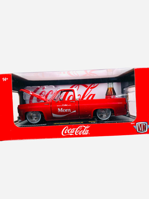 M2 Machines 1/24 Scale Mom 1973 Coca Cola Chevrolet Cheyenne 10 - Damaged Box