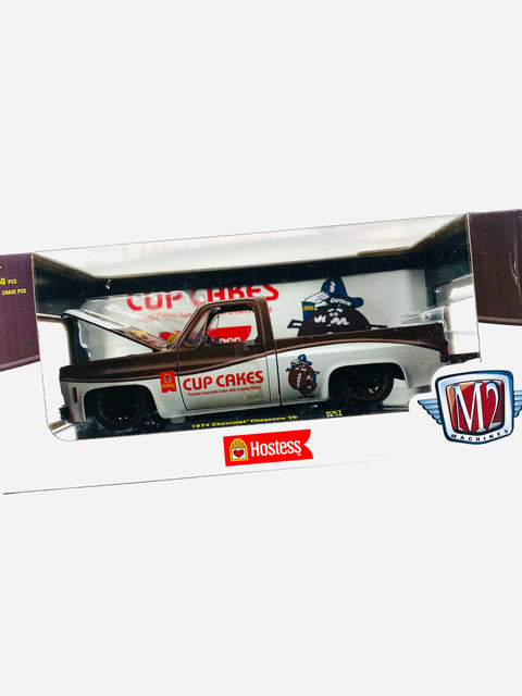 M2 Machines 1/24 Scale Hostess Cup Cake 1974 Chevrolet Cheyenne 10 Chase - Damaged Box