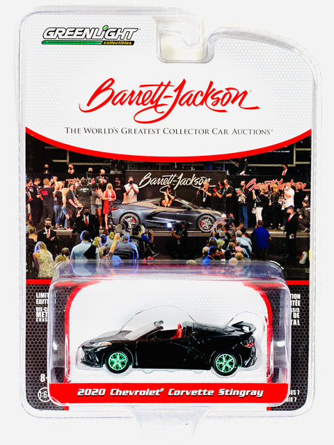 Greenlight Barrett Jackson 2020 Chevrolet Corvette Convertible Stingray Chase - Damaged