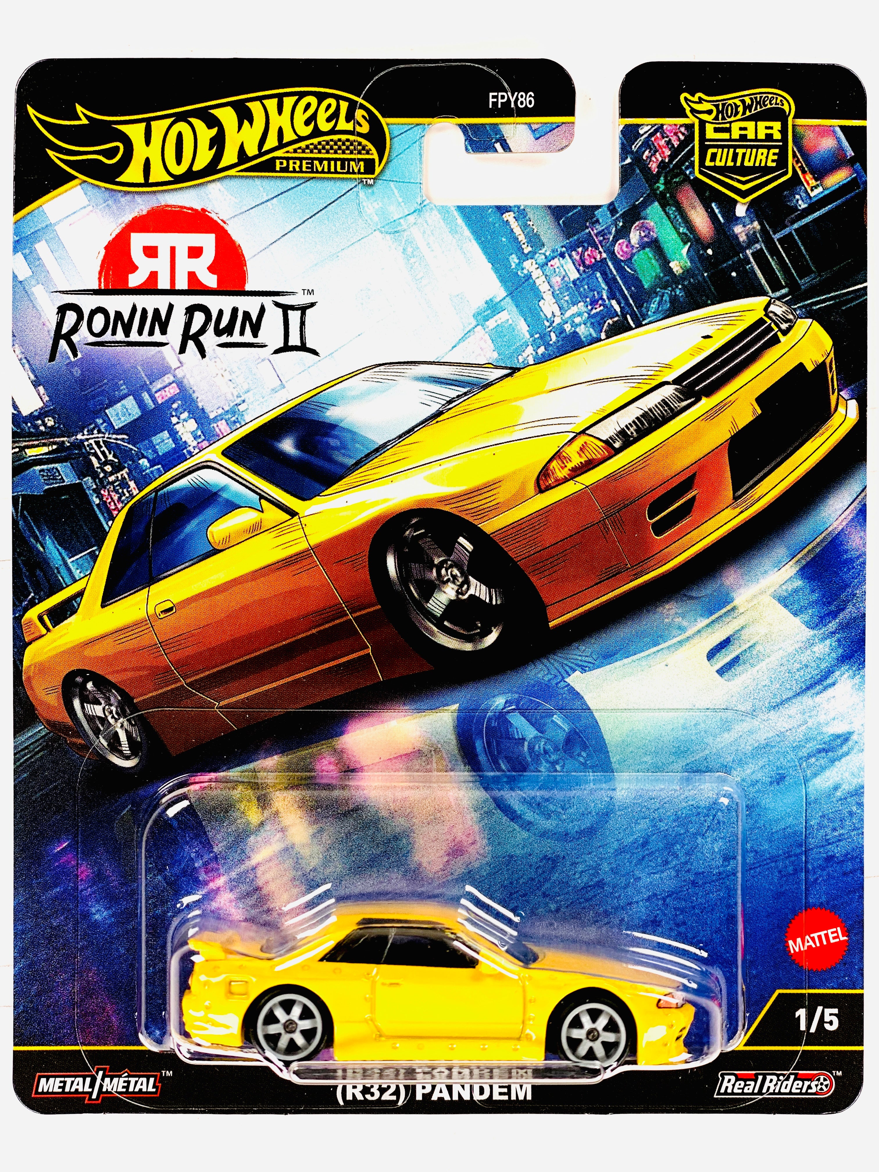 Hot Wheels 2025 Car Culture Ronin Run II Nissan Skyline GT-R (R32