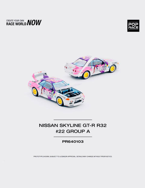 Pop Race Factory Sealed Nissan Skyline GT-R R32 #22 Axia Group A #103