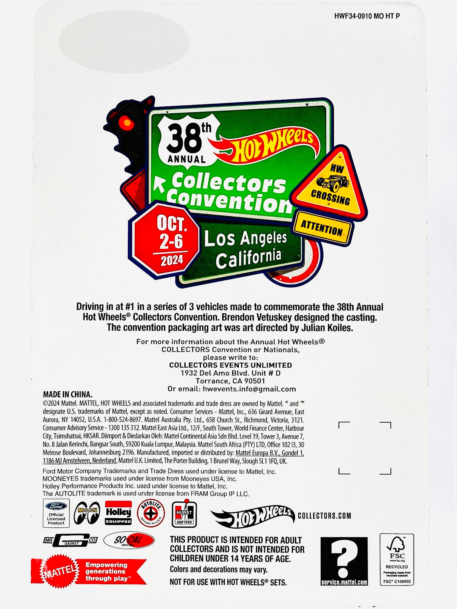 Hot Wheels 2024 38th Annual Collectors Convention Los Angeles '32