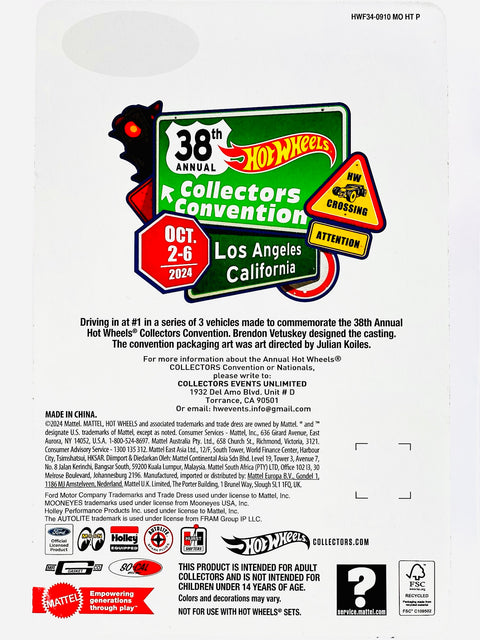 Hot Wheels 2024 38th Annual Collectors Convention Los Angeles '32 Ford Sample
