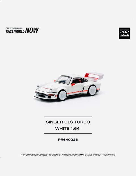 Pop Race Factory Sealed Singer DLS Turbo (Track) White #226