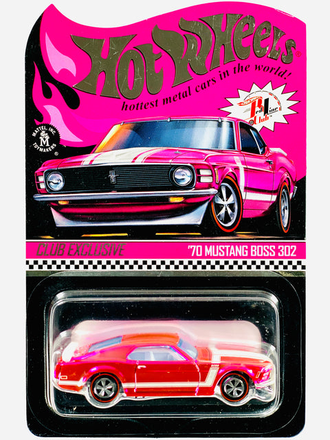 Hot Wheels 2020 Convention RLC Exclusive '70 Mustang Boss 302 IBV/Sample - Damaged Card