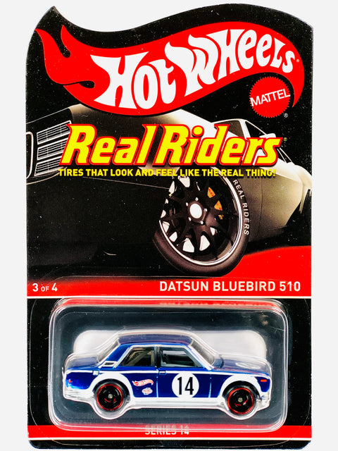 Hot Wheels 2016 RLC Exclusive Real Riders Series 14 Datsun Bluebird 510 - Damaged Card
