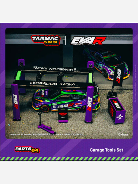 Tarmac Works Garage Tools Set with 4-Post Lift – Evangelion Racing