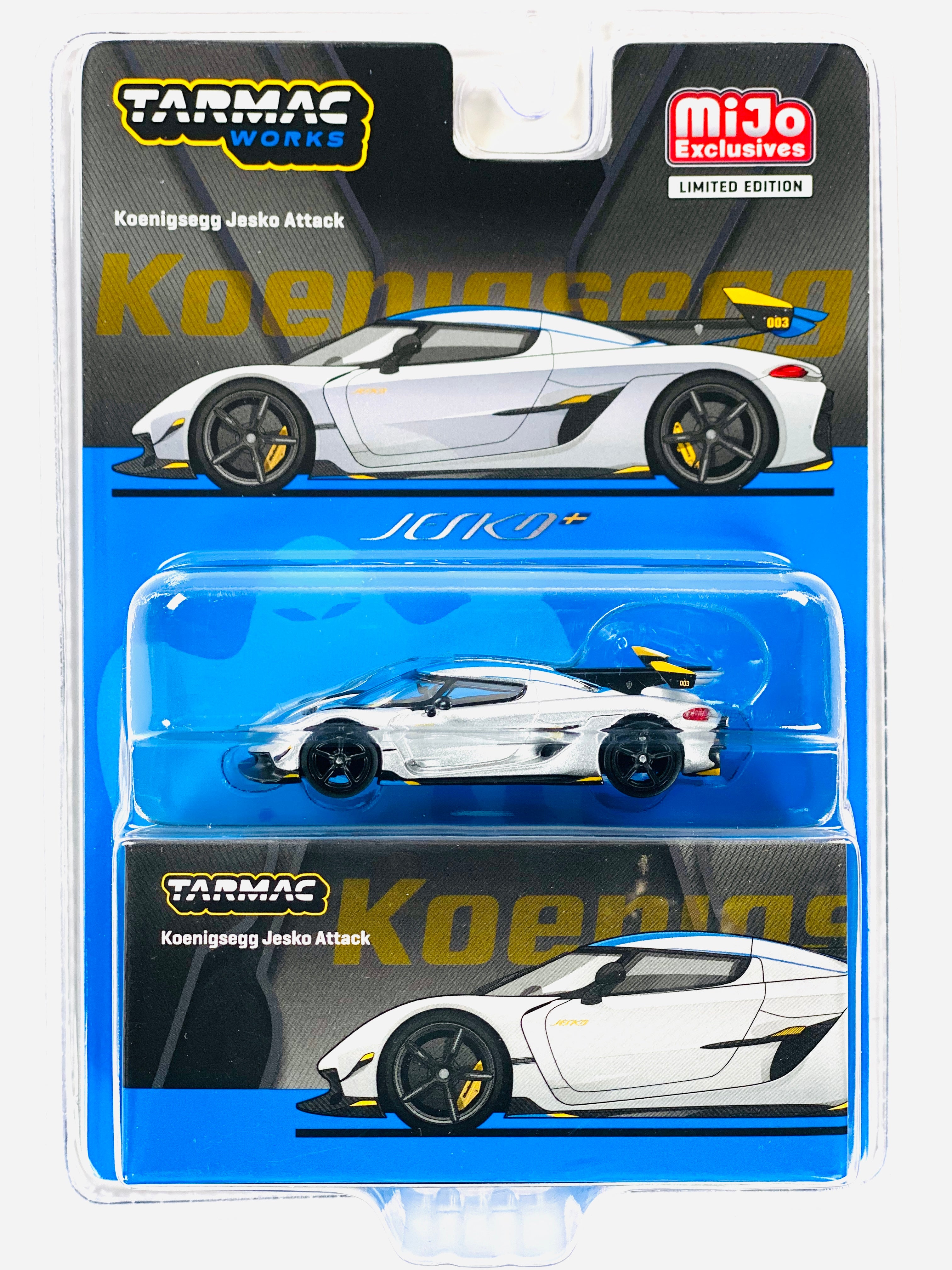 Tarmac Works Mijo Exclusive Koenigsegg Jesko Attack Silver