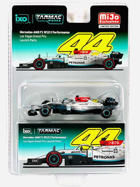 Tarmac Works Mijo Exclusive Mercedes-AMG F1 W12 E Performance Las Vegas Grand Prix Launch Party