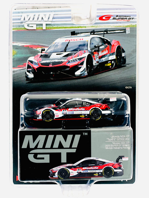 Mini GT Japan Exclusive Honda NSX-GT “Type S” GT500 #64 “Modulo NSX-GT” Modulo Nakajima Racing 2023 SUPER GT Series #992