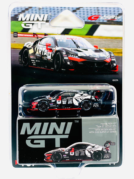 Mini GT Japan Exclusive Honda NSX-GT “Type S” GT500 #16 “ARTA