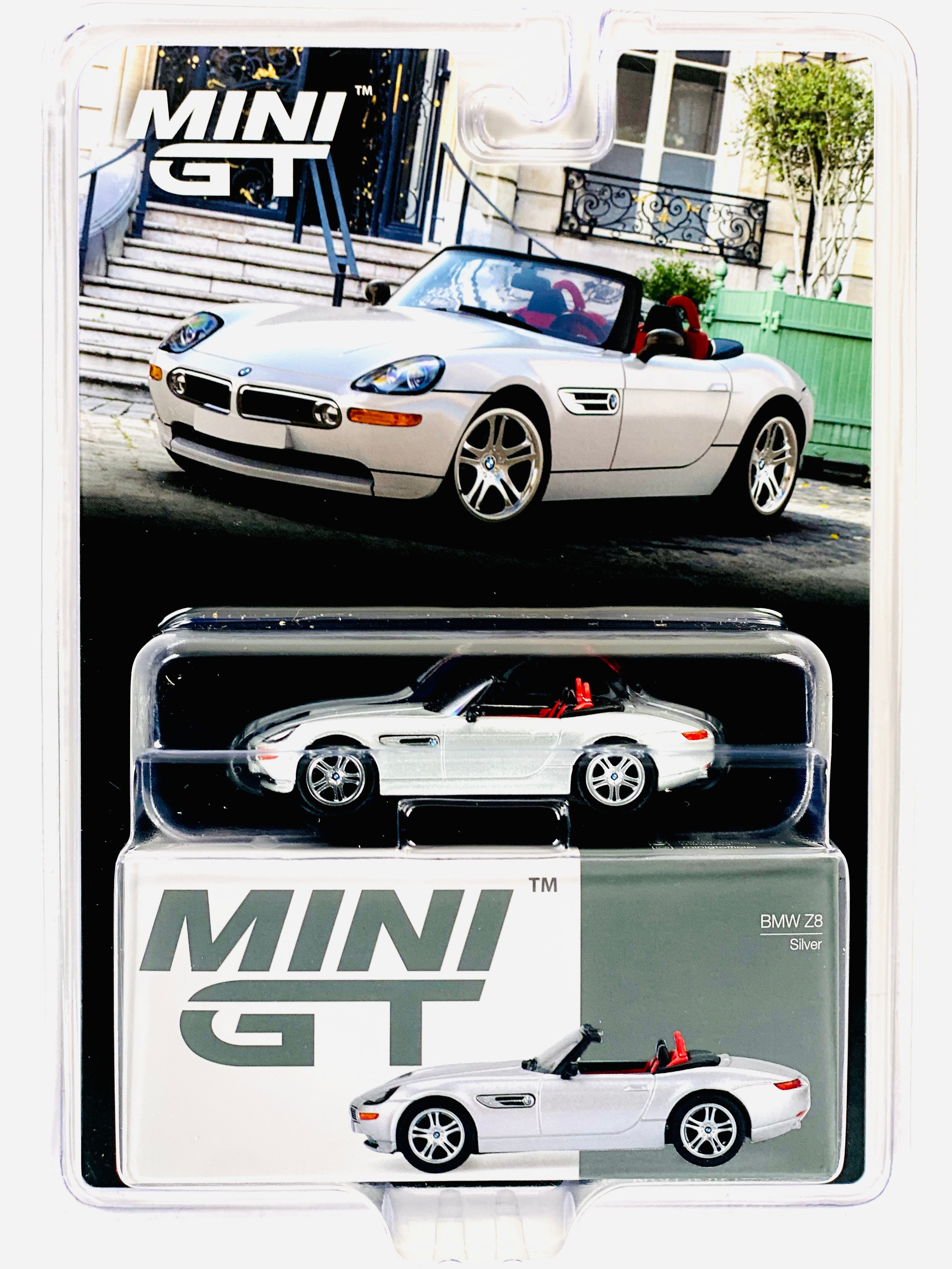 Mini GT Mijo Exclusive BMW Z8 Silver #998 – Jcardiecast