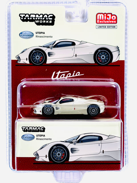 Tarmac Works Mijo Exclusive Pagani Utopia Rinascimento White
