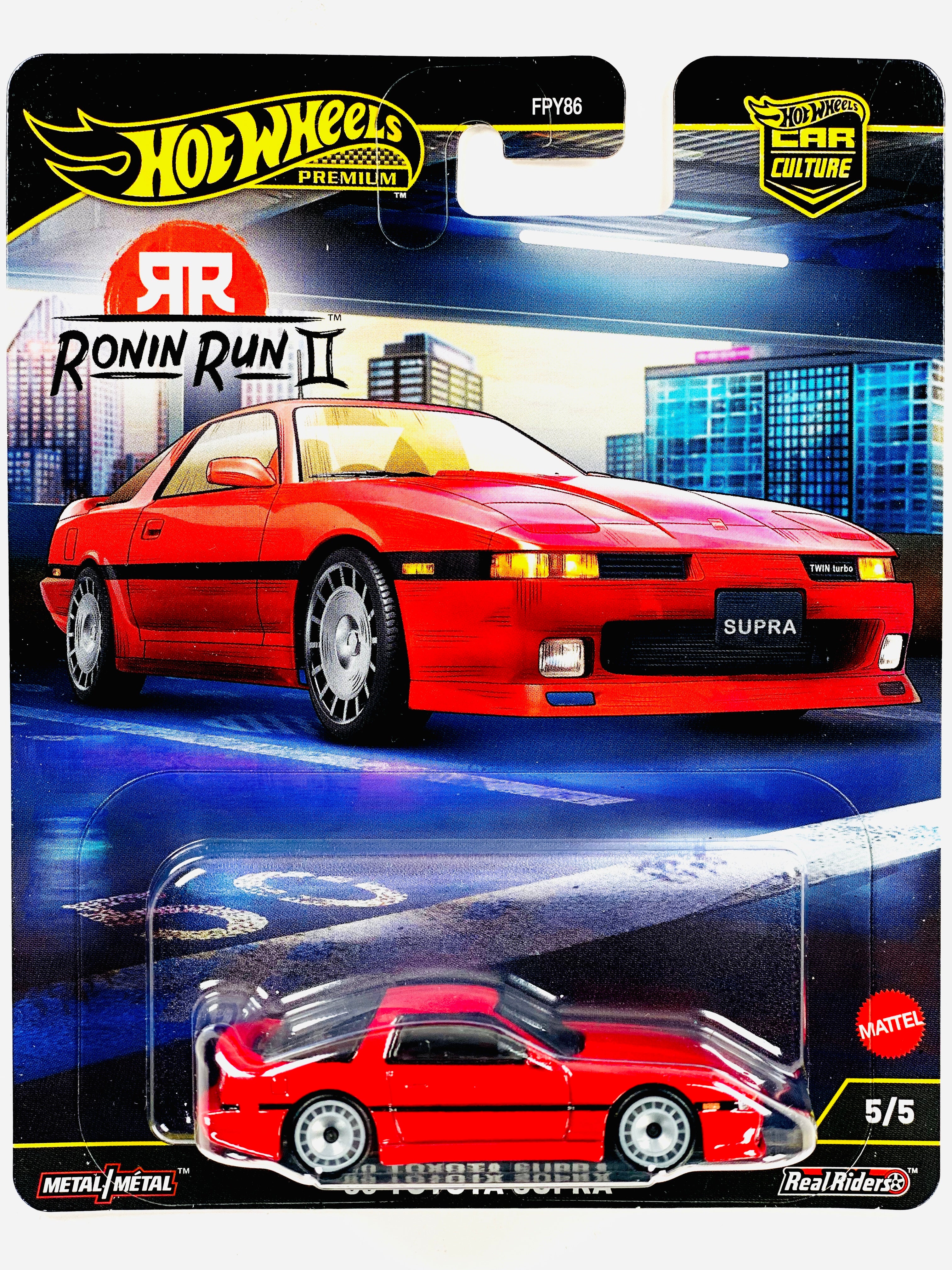 Hot Wheels 2025 Car Culture Ronin Run II '89 Toyota Supra