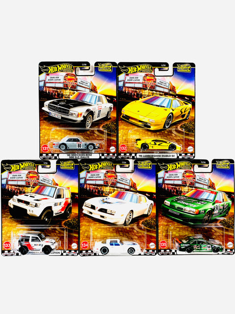 Hot Wheels 2025 Boulevard Case D (Set of 5 Cars)