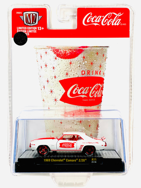 M2 Machines Coca Cola 1969 Chevrolet Camaro Z/28 Chase Damaged