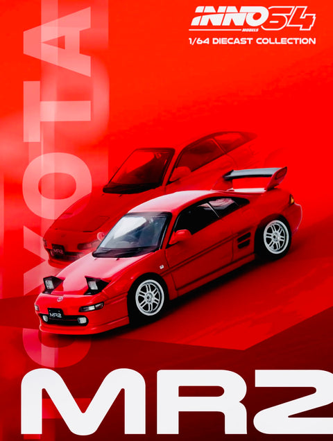 Inno64 Factory Sealed Toyota MR2 (SW20) Red