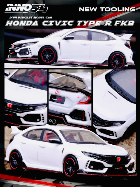 Inno64 Factory Sealed Honda Civic Type-R (FK8) White