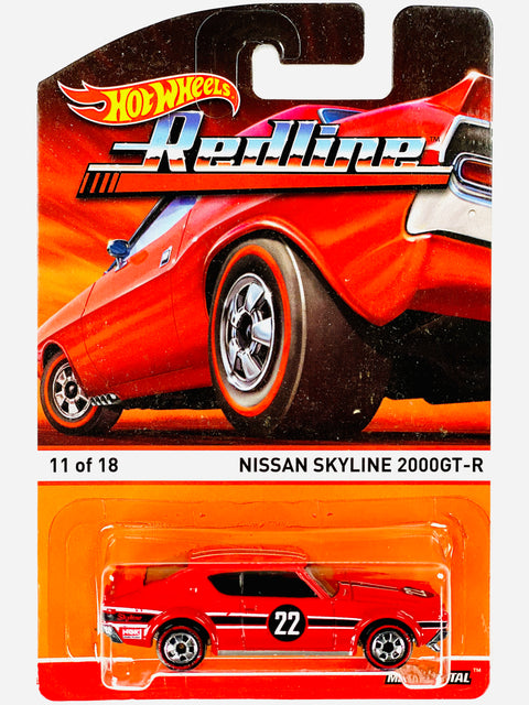 Hot Wheels 2015 Redline Nissan Skyline 2000GT-R - Damaged Card