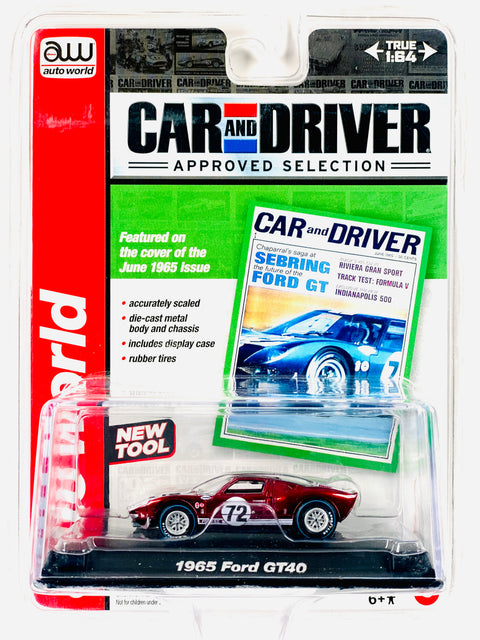 Auto World Car & Driver 1965 Ford GT Chase - Damaged Blister