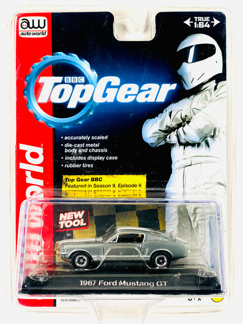 Auto World BBC Top Gear 1967 Ford Mustang GT Raw Chase - Damaged Blister