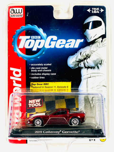 Auto World BBC Top Gear 2011 Callaway Corvette Chase - Damaged Blister