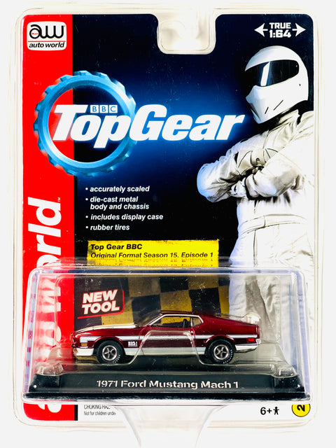 Auto World BBC Top Gear 1971 Ford Mustang Mach 1 Chase - Damaged Blister