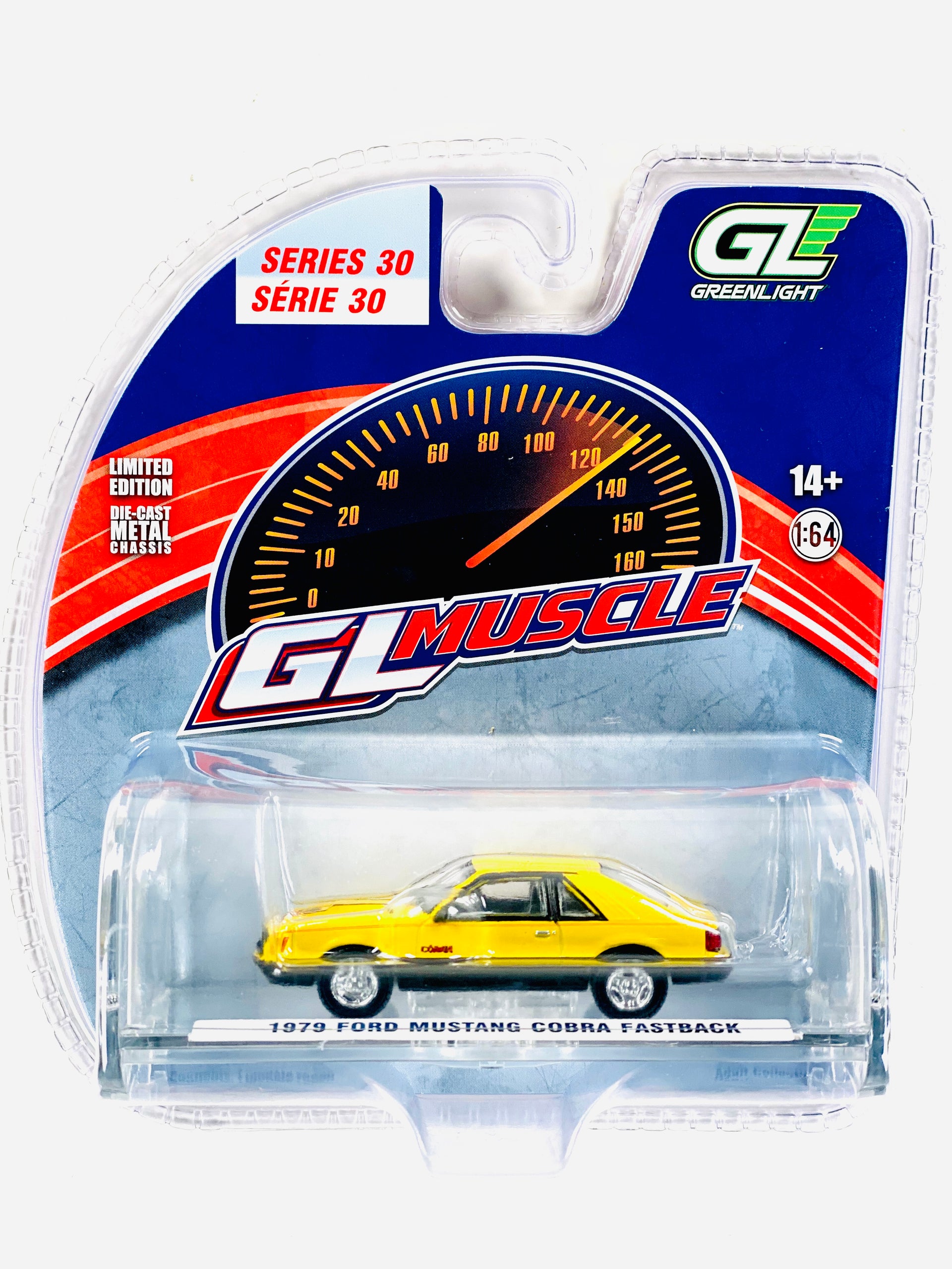 1:18 Greenlight 1979 Ford MUSTANG Cobra Fastback Coupè Luminoso Giallo